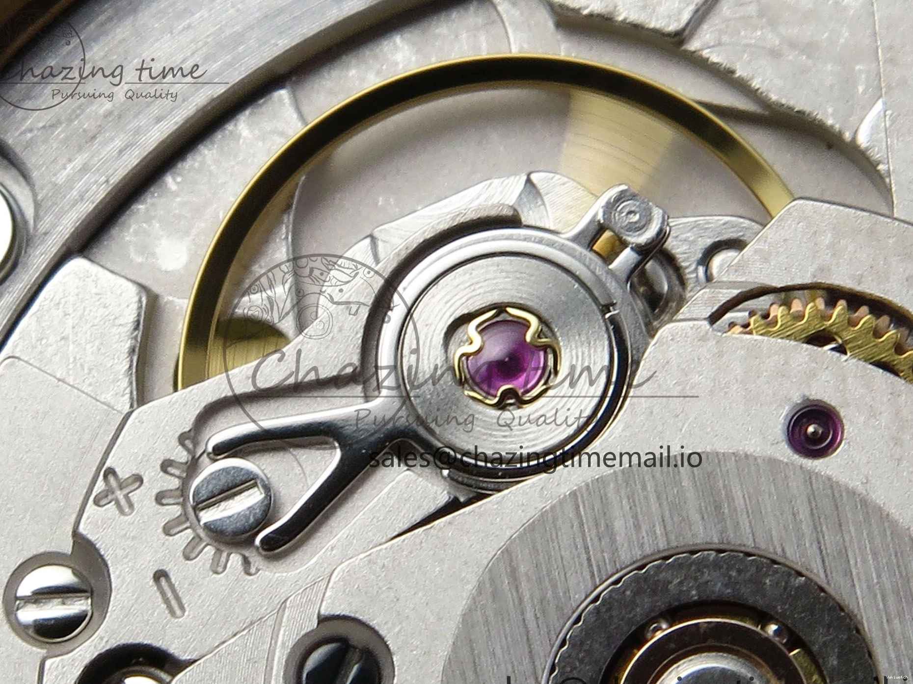 Bracelet Black 40 QF Diamonds Weight) Best YG on DayDate A2836 Dial V5 (Gain Bezel President Green Edition 1:1 0429